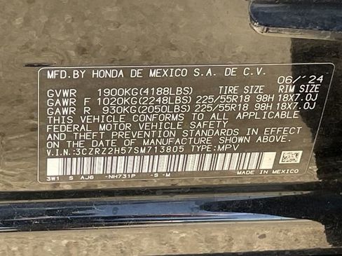 Certified 2025 Honda HR-V Sport image 26