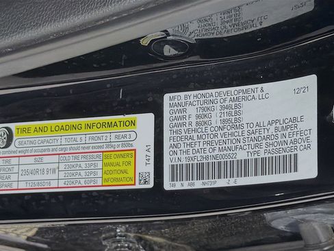 Used 2022 Honda Civic Sport image 28