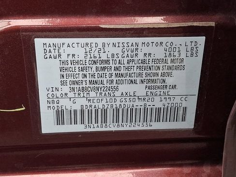 Used 2022 Nissan Sentra SV w/ All-Weather Package FWD image 28