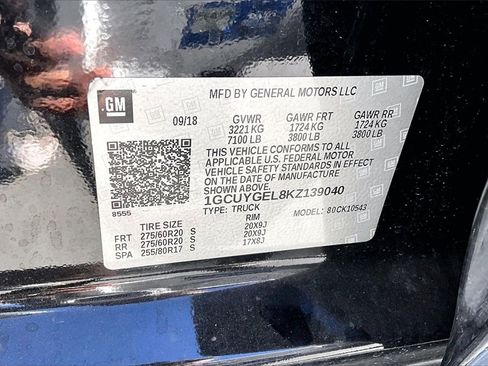 Used 2019 Chevrolet Silverado 1500 LTZ w/ LTZ Plus Package image 37