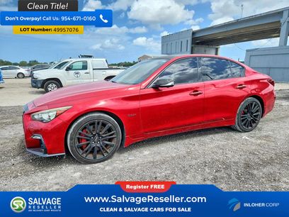Used 2018 INFINITI Q50 Red Sport 400 w/ Sensory Package (Sport)