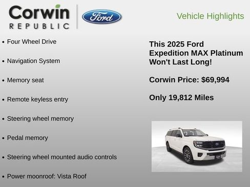 Certified 2025 Ford Expedition Max Platinum image 6