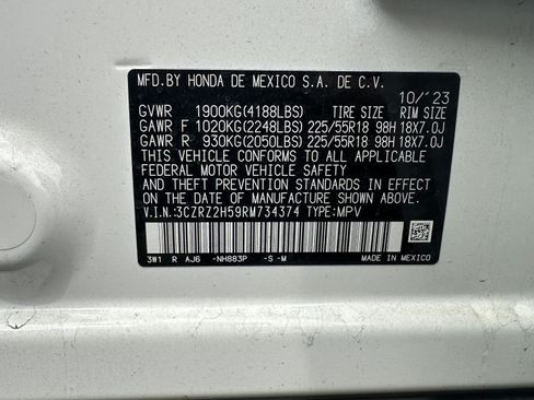 Used 2024 Honda HR-V Sport image 34