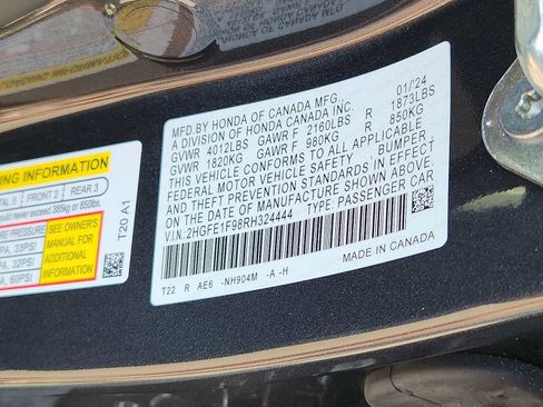 Certified 2024 Honda Civic Touring image 27