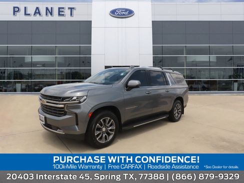 Used 2021 Chevrolet Suburban LT w/ LT Signature Package AWD/4WD image 1