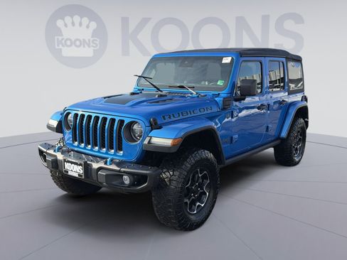 Used 2021 Jeep Wrangler Unlimited Rubicon 4xe w/ Steel Bumper Group image 1