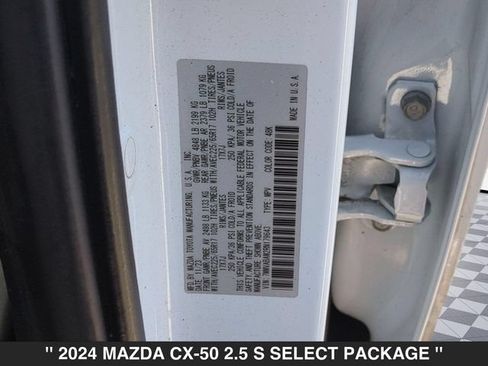 Certified 2024 MAZDA CX-50 AWD 2.5 S w/ Cargo Package image 37