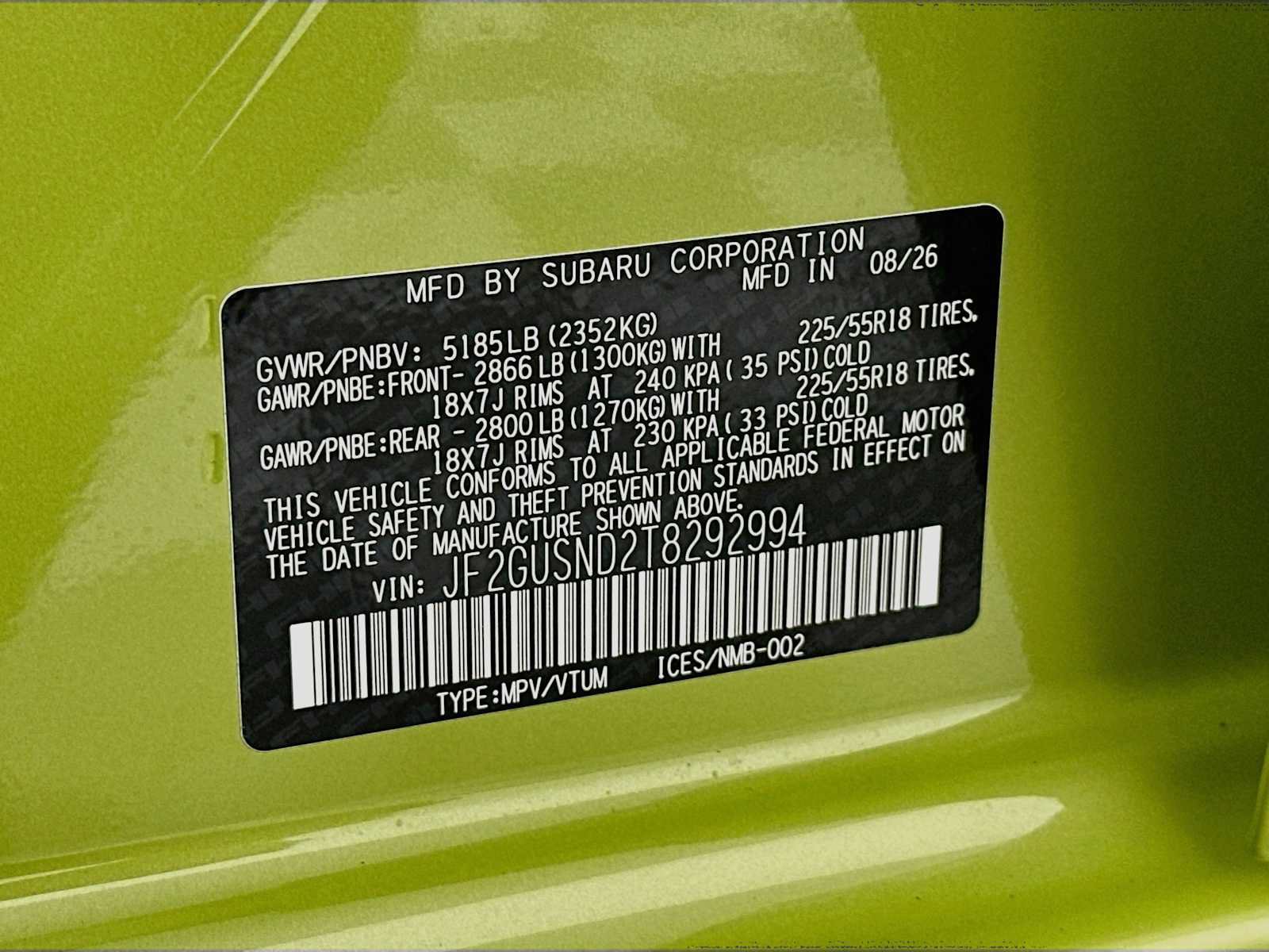 New 2026 Subaru Crosstrek 2.5i Limited AWD/4WD image 29