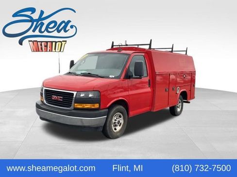 Used 2021 GMC Savana 3500 Work Van w/ Power Convenience Package image 1