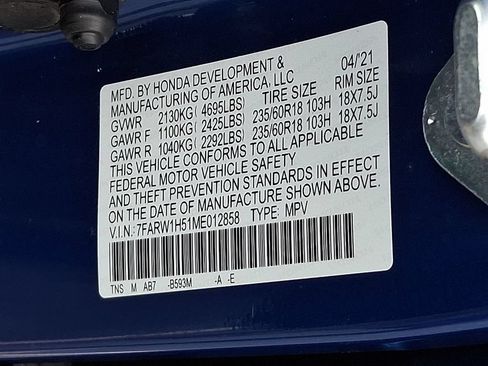Used 2021 Honda CR-V EX image 28