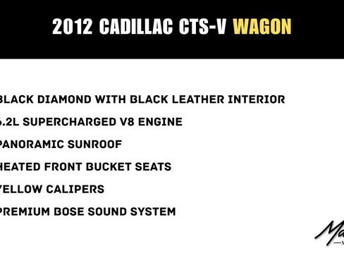 Used 2012 Cadillac CTS V RWD image 2