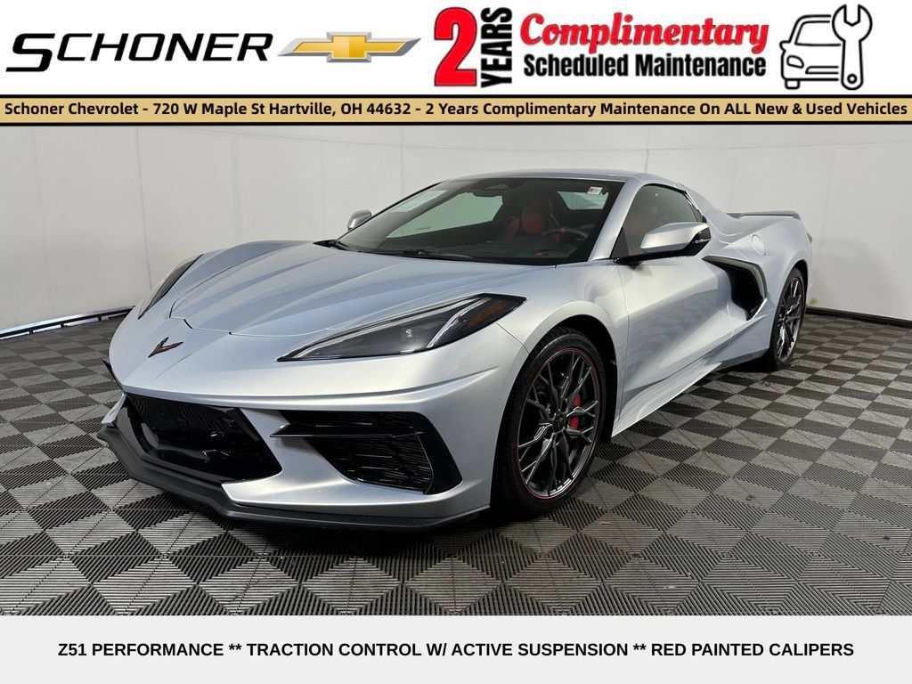 Used 2024 Chevrolet Corvette Stingray Premium Conv w/ Z51 Performance Package RWD image 1