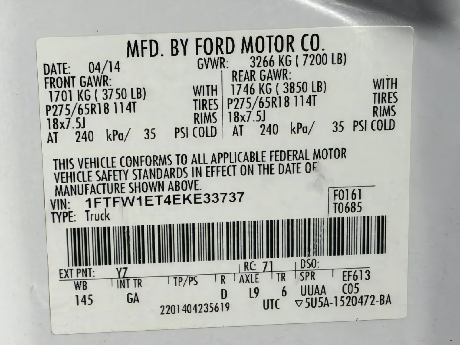 Used 2014 Ford F150 XLT w/ Equipment Group 302A Luxury AWD/4WD image 30
