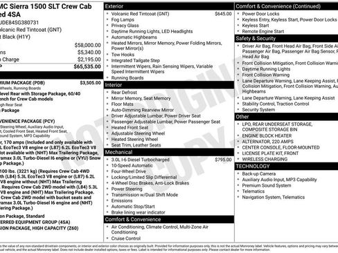 Used 2025 GMC Sierra 1500 SLT w/ SLT Premium Package AWD/4WD image 40