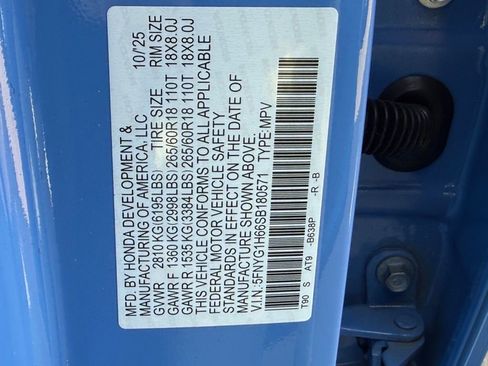 Certified 2025 Honda Pilot TrailSport image 70