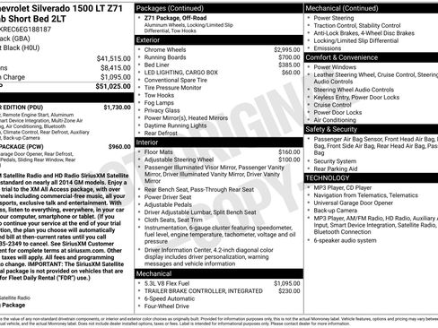 Used 2014 Chevrolet Silverado 1500 LT w/ All Star Edition AWD/4WD image 3