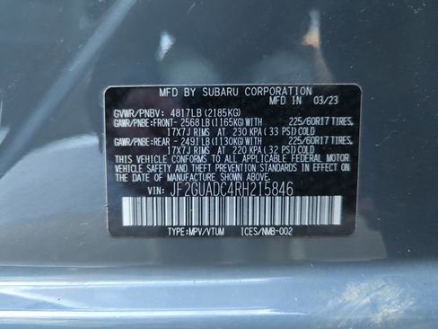 Used 2024 Subaru Crosstrek 2.0i Premium image 35