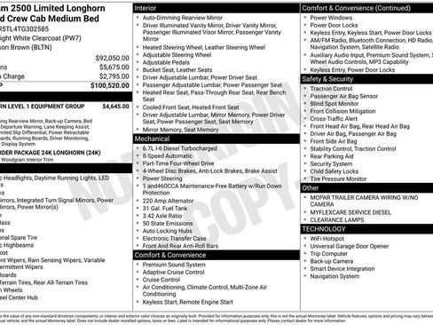 New 2026 RAM 2500 Limited AWD/4WD image 5