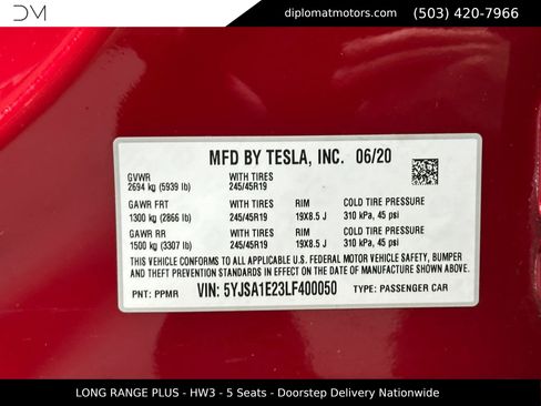 Used 2020 Tesla Model S Long Range Plus AWD/4WD image 42