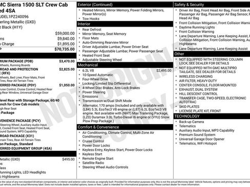 Certified 2023 GMC Sierra 1500 SLT w/ SLT Premium Package AWD/4WD image 55