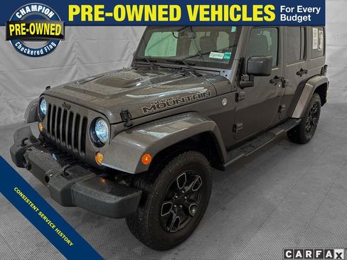 Used 2017 Jeep Wrangler Unlimited Sahara AWD/4WD image 1