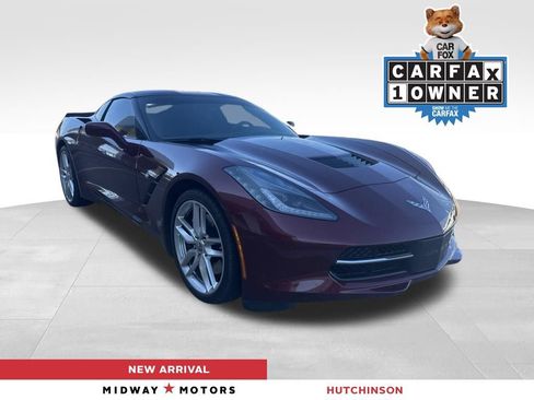 Used 2017 Chevrolet Corvette Stingray Coupe w/ Z51 1LT RWD image 1