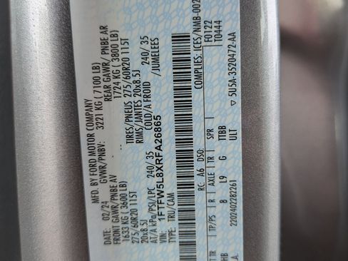 Used 2024 Ford F150 Lariat w/ Equipment Group 502A High image 35