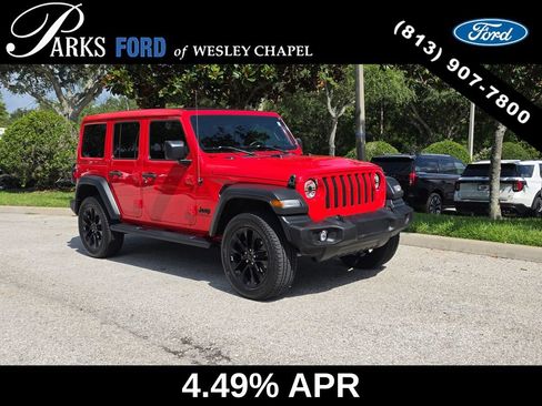 Used 2023 Jeep Wrangler Unlimited Sport w/ Sun And Sound Package AWD/4WD image 1