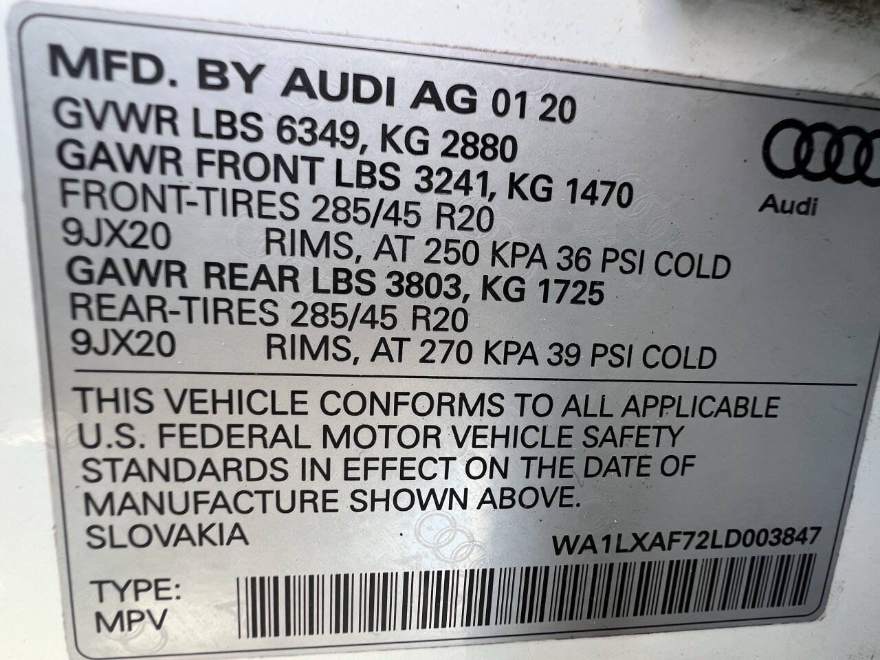 Used 2020 Audi Q7 3.0T Premium Plus w/ Premium Plus Package AWD/4WD image 29