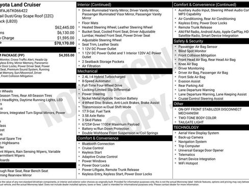 Used 2026 Toyota Land Cruiser w/ Premium Package AWD/4WD image 30
