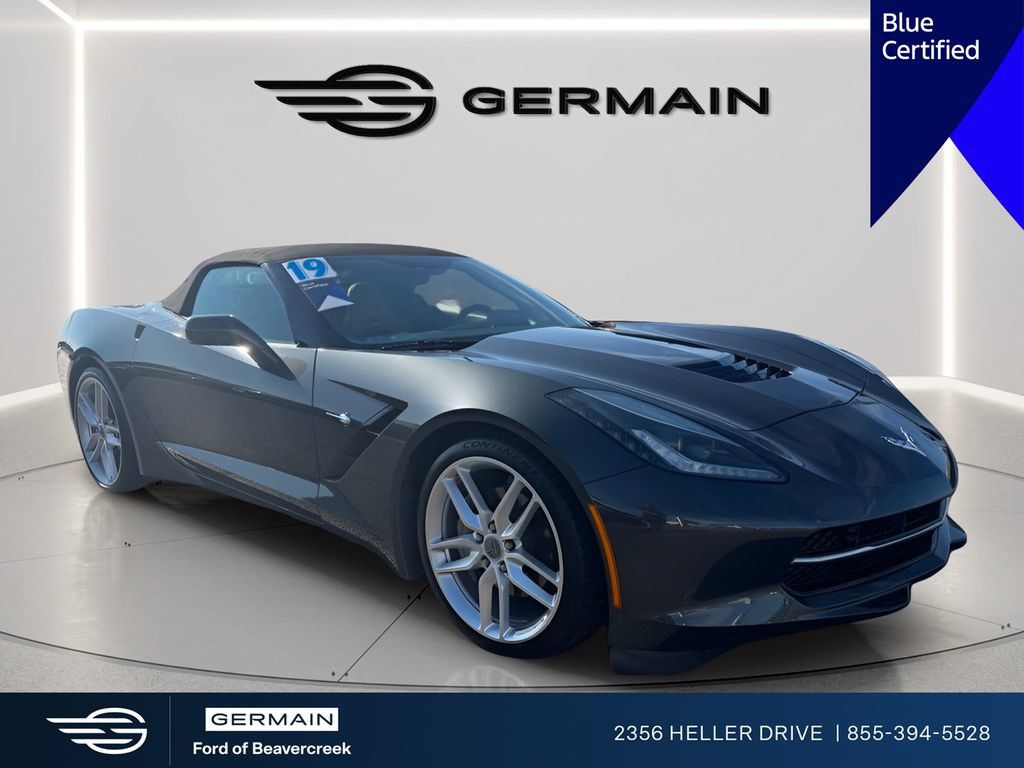 Used 2019 Chevrolet Corvette Stingray Convertible w/ 2LT Preferred Equipment Group RWD image 1