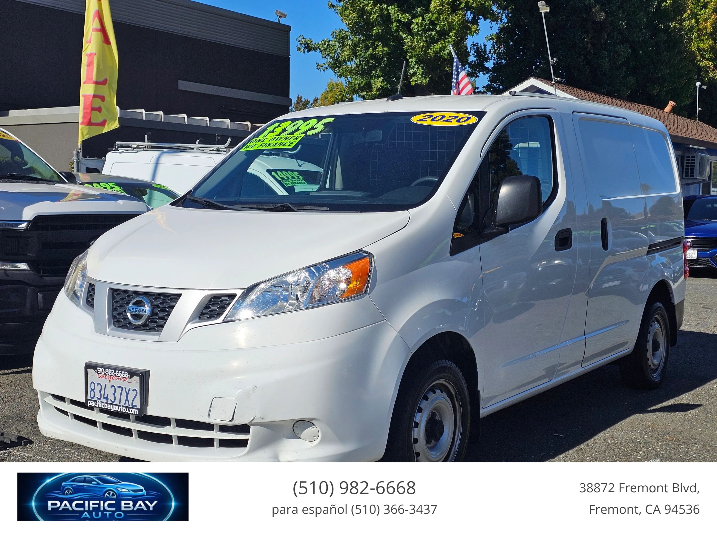 Used 2020 Nissan NV200 S w/ Back Door Glass Package FWD image 3