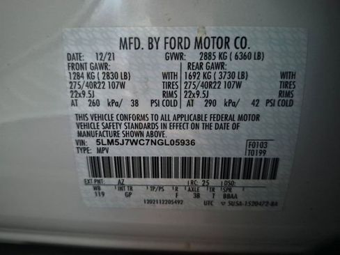 Used 2022 Lincoln Aviator Reserve w/ Equipment Group 201A RWD image 25