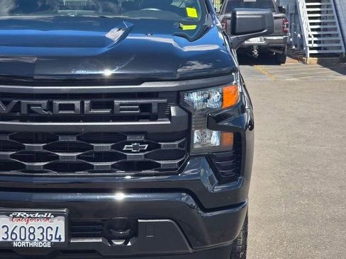 Certified 2025 Chevrolet Silverado 1500 Custom w/ Turbomax Blackout Package RWD image 3