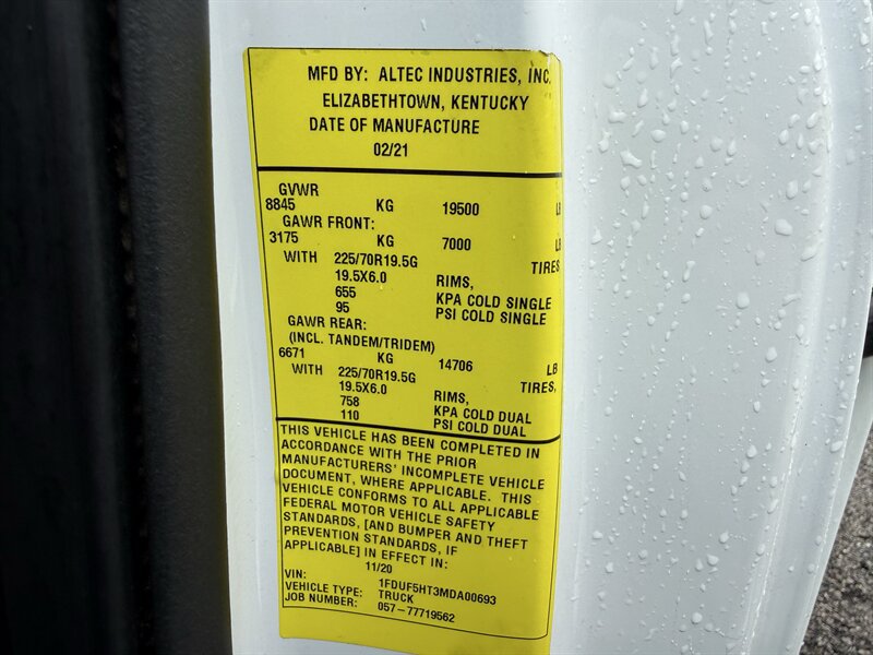 Used 2021 Ford F550 4x4 Regular Cab Super Duty image 18