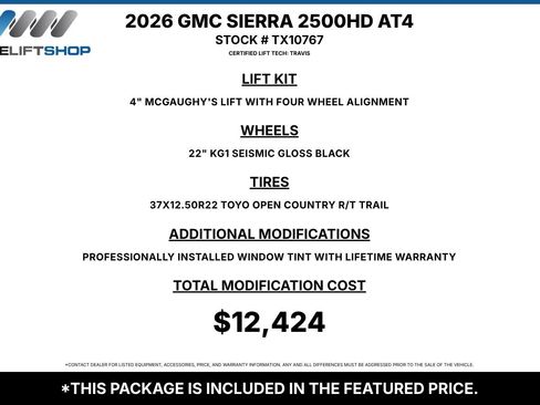 Used 2026 GMC Sierra 2500 AT4 AWD/4WD image 2