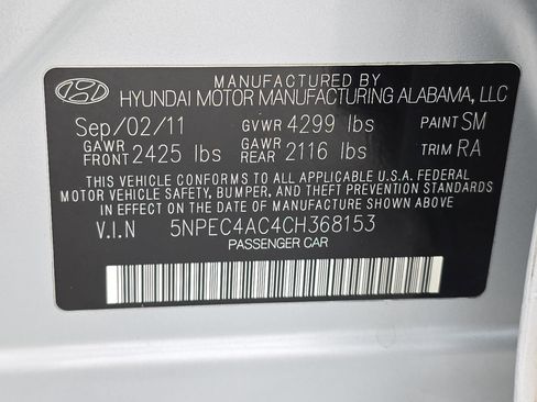 Used 2012 Hyundai Sonata Limited image 33