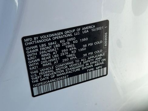 Used 2022 Volkswagen Atlas Cross Sport SEL Premium R-Line AWD/4WD image 24