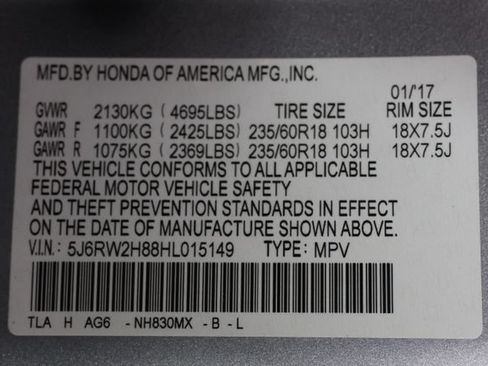 Used 2017 Honda CR-V EX-L image 29