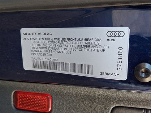 Certified 2023 Audi A5 2.0T Prestige w/ Black Optic Plus Package image 26