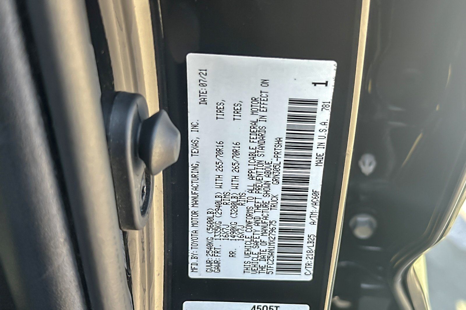 Certified 2021 Toyota Tacoma TRD Pro AWD/4WD image 27