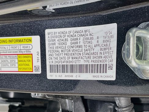 Used 2025 Honda Civic Sport Touring image 32