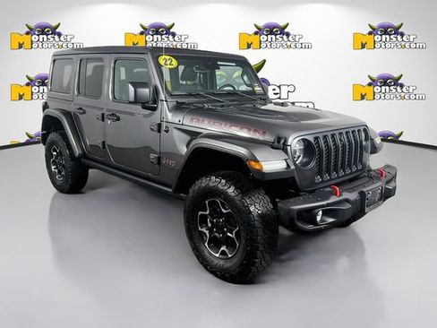 Used 2022 Jeep Wrangler Unlimited Rubicon w/ Steel Bumper Group AWD/4WD image 3