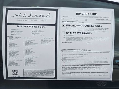 Used 2024 Audi A4 2.0T Premium Plus image 16