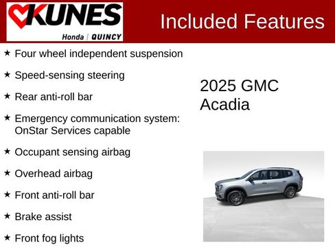 Used 2025 GMC Acadia Elevation FWD image 3