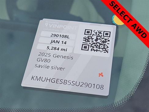 Certified 2025 Genesis GV80 2.5T Select image 25