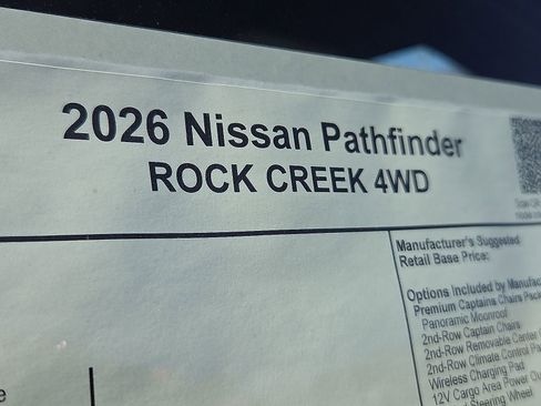 New 2026 Nissan Pathfinder Rock Creek image 8