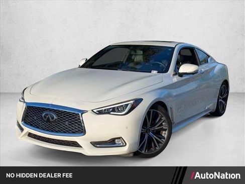 Used 2021 INFINITI Q60 3.0t Luxe w/ Essential Package RWD image 1