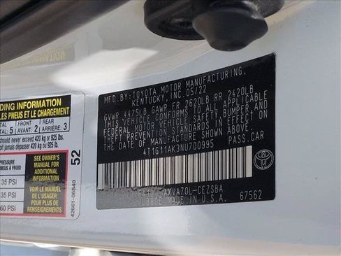 Used 2022 Toyota Camry SE FWD image 22