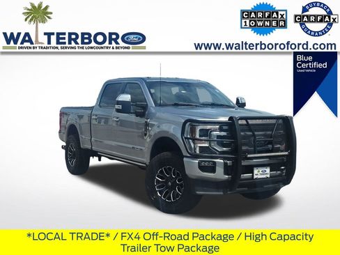 Certified 2020 Ford F250 Platinum w/ FX4 Off-Road Package AWD/4WD image 1